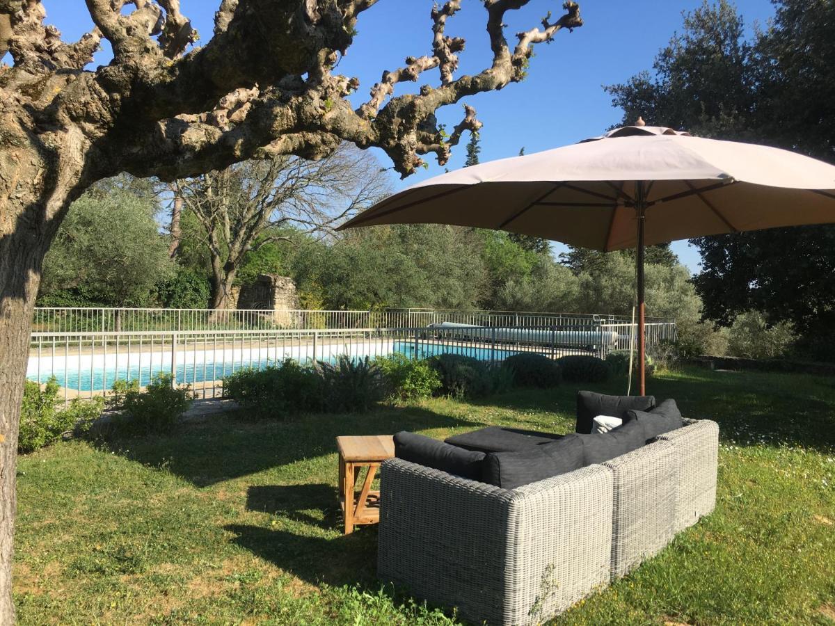 Les Olivettes Le Mazet Bed & Breakfast Uzes Exterior photo